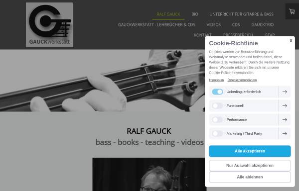 Vorschau von www.ralf-gauck.de, Gauck, Ralf