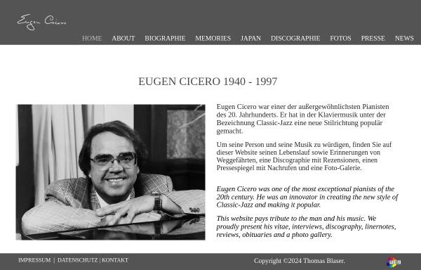 Vorschau von www.eugen-cicero.de, Cicero, Eugen