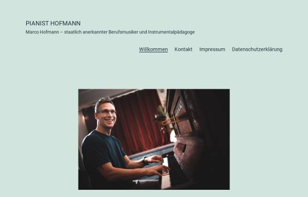 Vorschau von www.pianist-hofmann.de, Hofmann, Marco