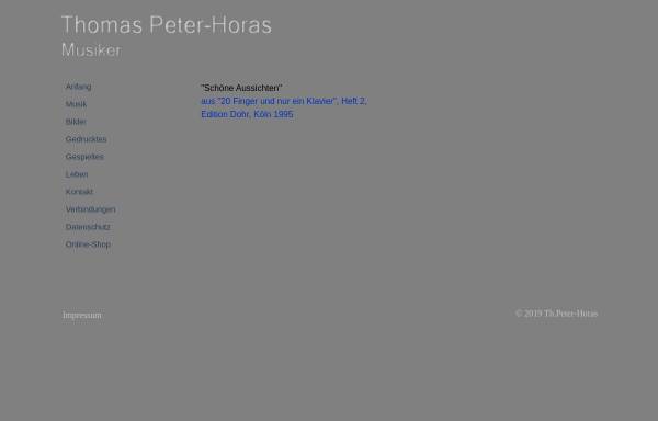 Vorschau von www.peter-horas.de, Peter-Horas, Thomas