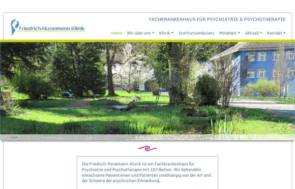 Vorschau von www.friedrich-husemann-klinik.de, Friedrich-Husemann-Klinik, Wiesneck bei Freiburg