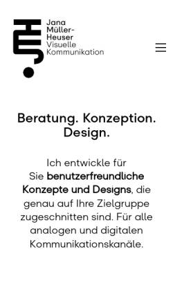 Vorschau der mobilen Webseite jmh-design.de, JMH-Design
