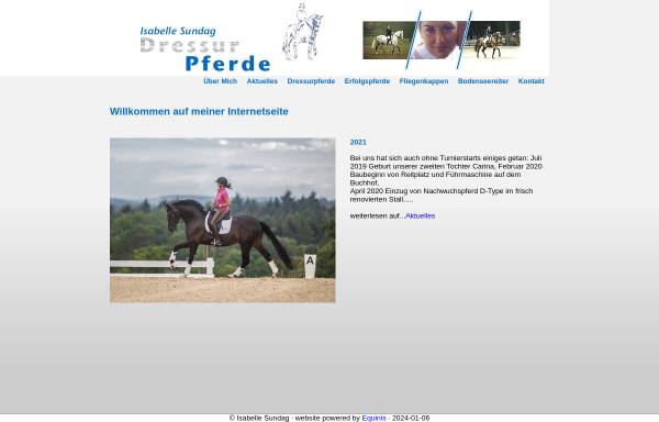 Vorschau von www.sundag-dressurpferde.de, Sundag Dressurpferde