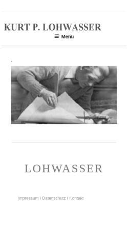 Vorschau der mobilen Webseite www.lohwasser.info, Lohwasser, Kurt P.