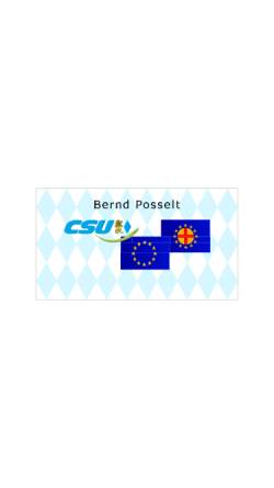Vorschau der mobilen Webseite www.bernd-posselt.de, Posselt, Bernd