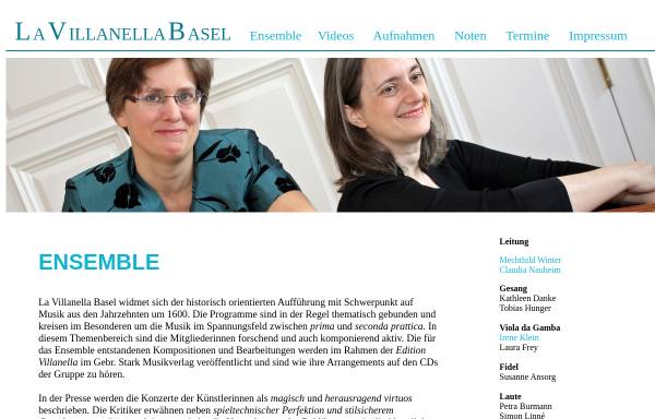 Vorschau von www.la-villanella-basel.de, La Villanella Basel