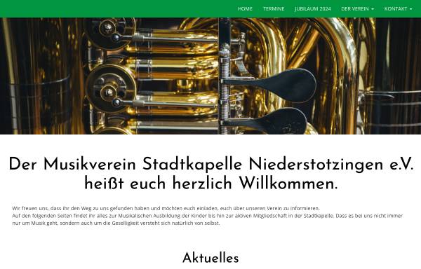 Vorschau von www.musikverein-niederstotzingen.de, Musikverein Stadtkapelle Niederstotzingen e.V.