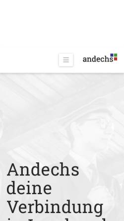 Vorschau der mobilen Webseite www.andechs.at, Andechs Innsbruck