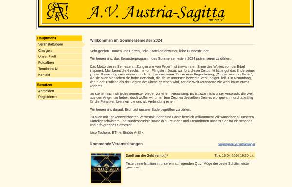 Vorschau von www.a-s.at, Austria Sagitta Wien