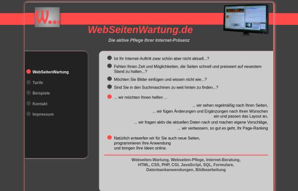 WebSeitenWartung.de, Inhaber Dipl.-Ing. Octavia Tritthart