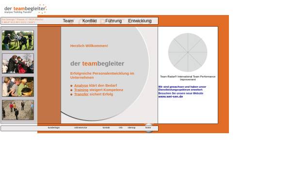 Vorschau von www.teambegleiter.de, der teambegleiter, Inh. Tom Senninger