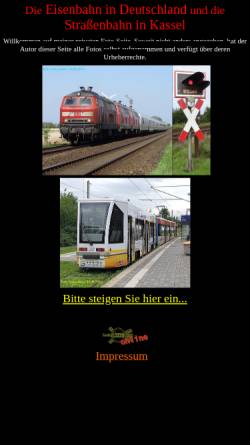 Vorschau der mobilen Webseite www.straba-kassel.de, Bilderbogen der Kasseler Straßenbahnen