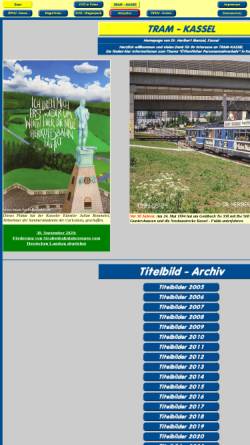 Vorschau der mobilen Webseite www.tram-kassel.de, Tram Kassel