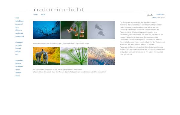Vorschau von www.natur-im-licht.de, Kühnle, Giesbert