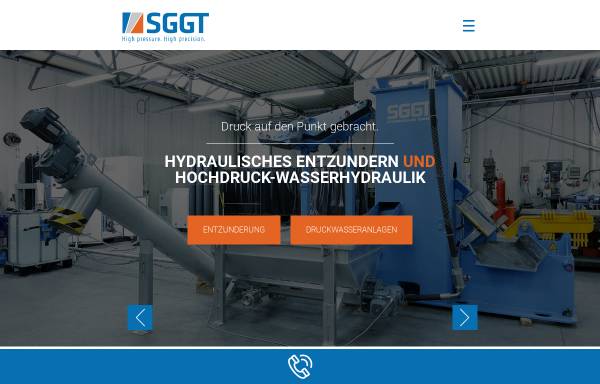 Vorschau von www.sggt-wh.de, SGGT Hydraulik GmbH