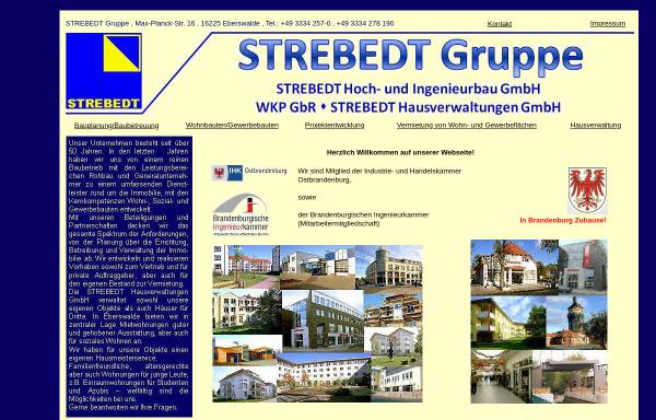 Vorschau von www.strebedt.de, Strebedt Gruppe