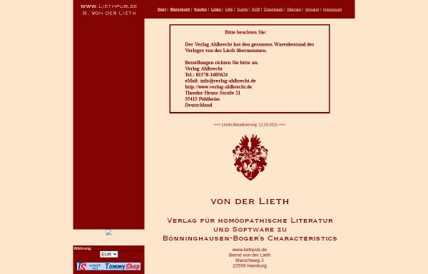 Vorschau von www.liethpub.de, Verlag von der Lieth