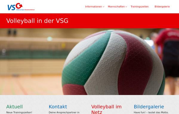 Vorschau von volleyball-velbert.de, Volleyball - VSG - Velberter Sportgemeinschaft