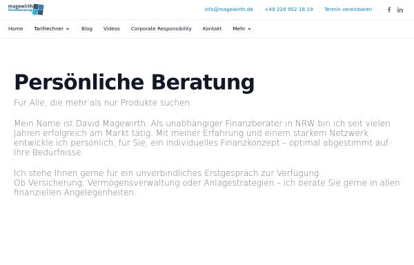 Vorschau von www.kapitalanlagen-exklusiv.de, Finanz Channel - David Markus Magewirth