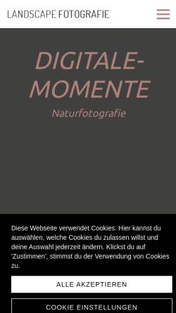 Vorschau der mobilen Webseite digitale-momente.ch, Schürmann, Leo