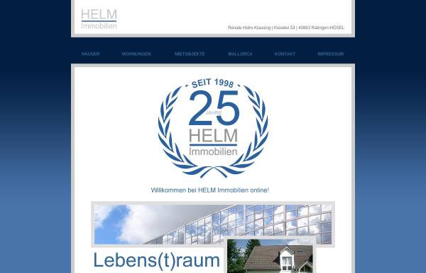 Vorschau von www.helmimmobilien.de, Renate Helm - Klausing