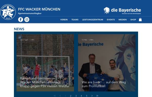 Vorschau von www.ffc-wacker.de, FFC Wacker München 99 e.V.