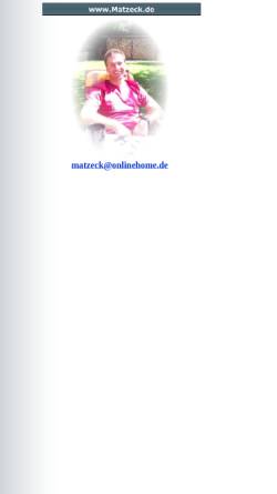 Vorschau der mobilen Webseite www.matzeck.de, SV Union Seesen 03