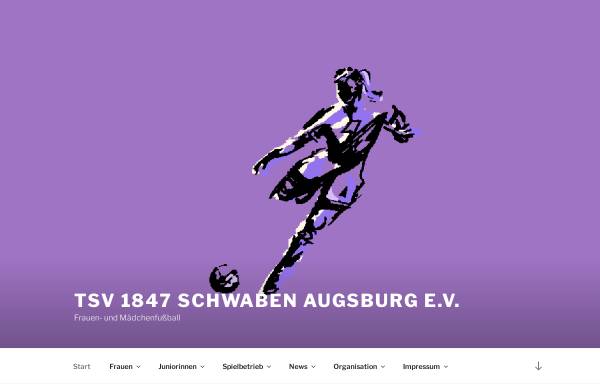 Vorschau von www.tsvschwaben-frauenfussball.de, TSV Schwaben Augsburg
