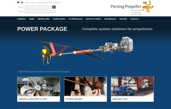 Vorschau von www.piening-propeller.de, Otto Piening GmbH