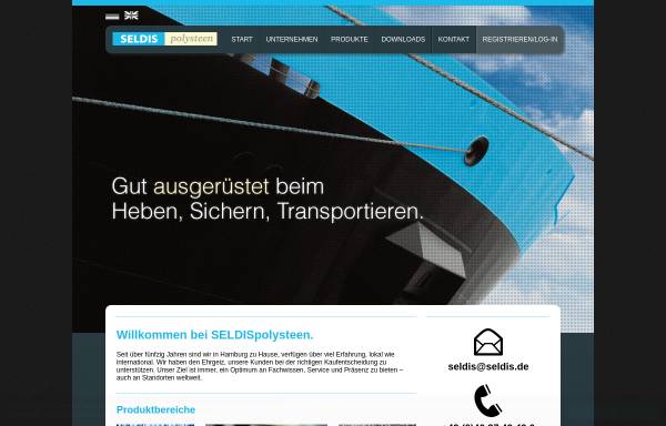 Vorschau von www.seldis.de, Seldis Gurte und Seile