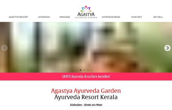 Vorschau von www.ayurveda.ch, Ayurveda Resort in Kerala