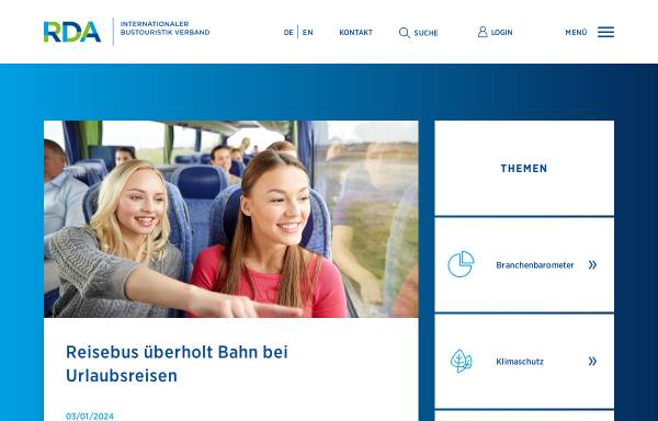 Vorschau von www.rda.de, RDA – Internationale Bustouristik Verband