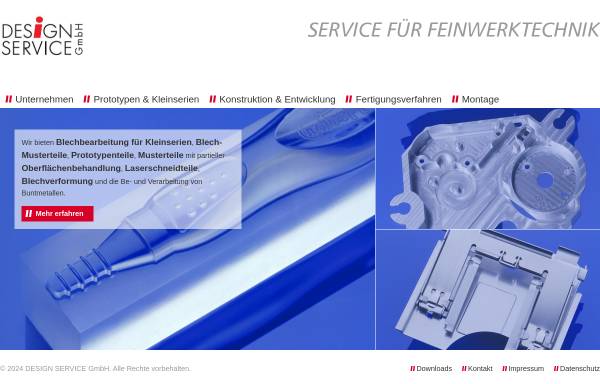 Vorschau von www.designservicefm.de, Design Service GmbH