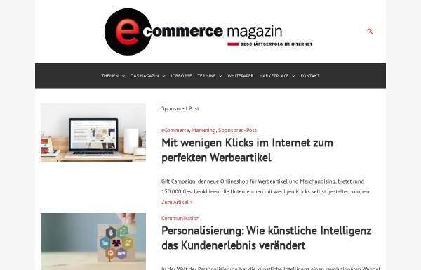 Vorschau von www.e-commerce-magazin.de, E-Commerce Magazin
