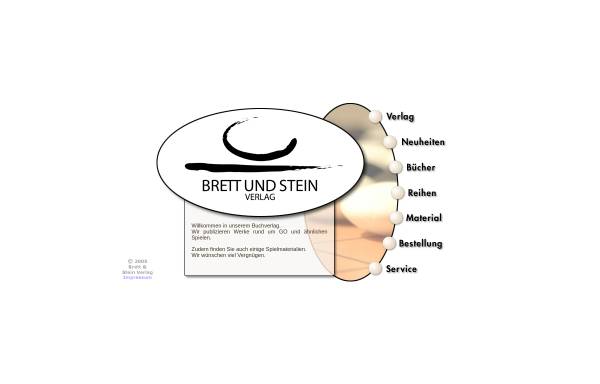 Vorschau von www.brett-und-stein.de, Brett und Stein Verlag, Gunnar Dickfeld