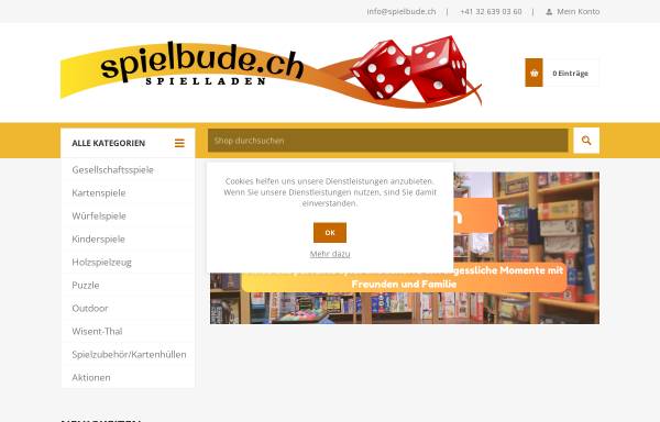 Vorschau von www.spielbude.ch, Spielbude.ch