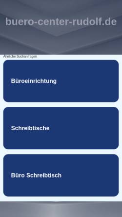 Vorschau der mobilen Webseite buero-center-rudolf.de, Drucker-Verbrauchsmaterial