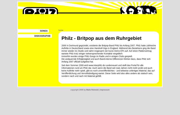 Vorschau von www.interphilz.de, Philz