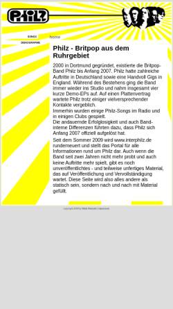 Vorschau der mobilen Webseite www.interphilz.de, Philz