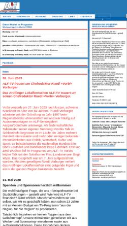 Vorschau der mobilen Webseite www.alf-tv.ch, ALF - Arolfinger Lokalfernsehen