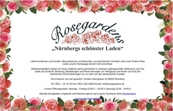 Vorschau von www.rosegardens.de, Spiller + Heidrich GmbH