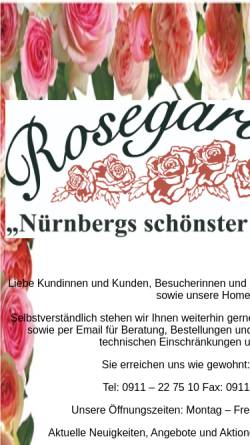 Vorschau der mobilen Webseite www.rosegardens.de, Spiller + Heidrich GmbH