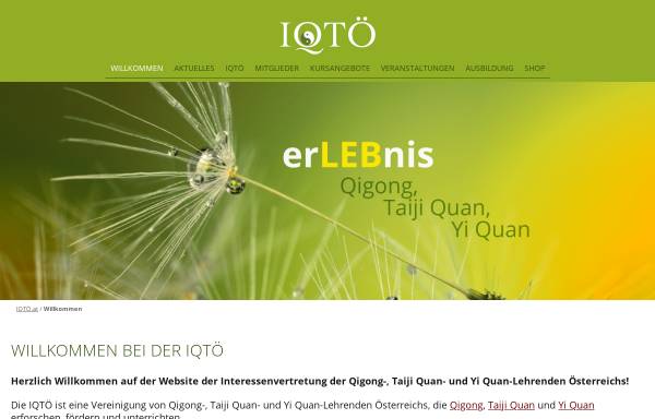 Vorschau von iqtoe.at, Interessenvertretung derTaiji+Qi-Gong Lehrer/innen Österreichs