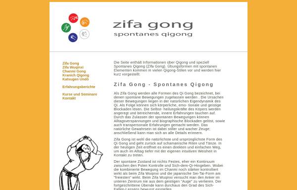 Vorschau von zifagong.de, Zifa Gong - Spontanes Qigong