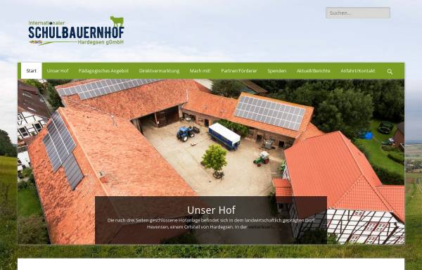 Vorschau von www.internationaler-schulbauernhof.de, Internationaler Schulbauernhof Hardegsen