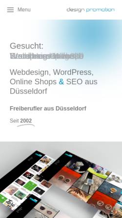 Vorschau der mobilen Webseite www.design-promotion.de, Design Promotion