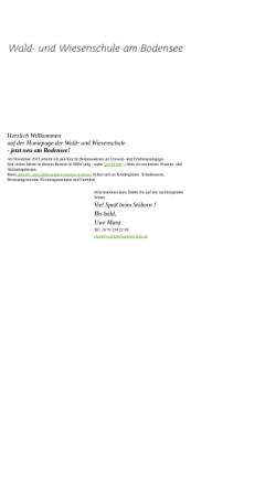 Vorschau der mobilen Webseite waldundwiesenschule.de, Wald- und Wiesenschule am Schultenhof in Dortmund