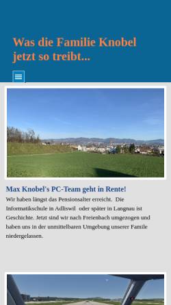 Vorschau der mobilen Webseite www.pc-team.ch, Max Knobel’s PC-Team