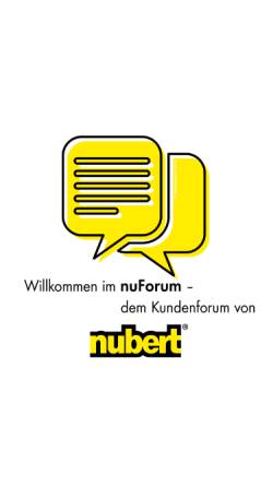 Vorschau der mobilen Webseite www.nubert-forum.de, NuForum