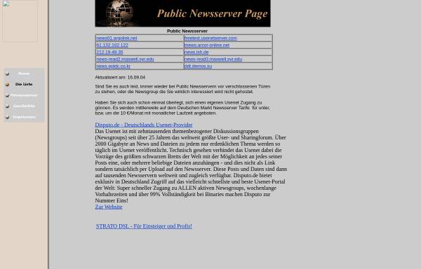 Public Newsserver Page
